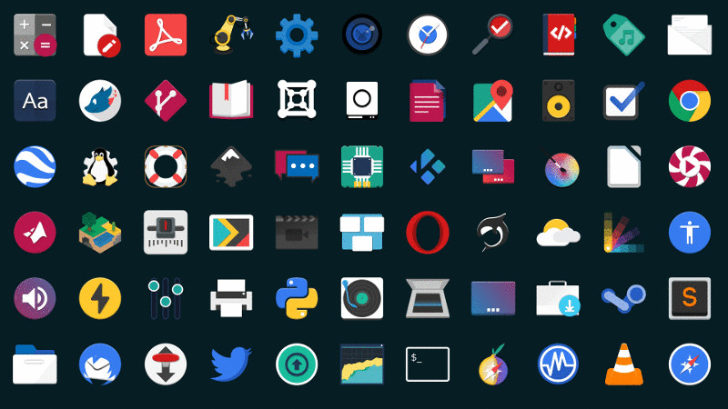 icons from xfce-look.org