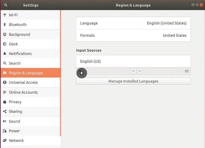 Adding additional input languages in Ubuntu
