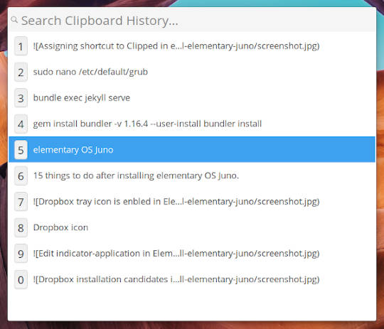 Clipped in elementary OS