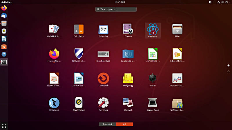 custom app in Ubuntu menu