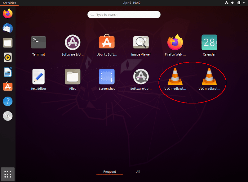 Ubuntu duplicate app