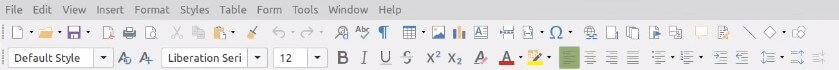 LibreOffice with Microsoft's office like colibre icons.