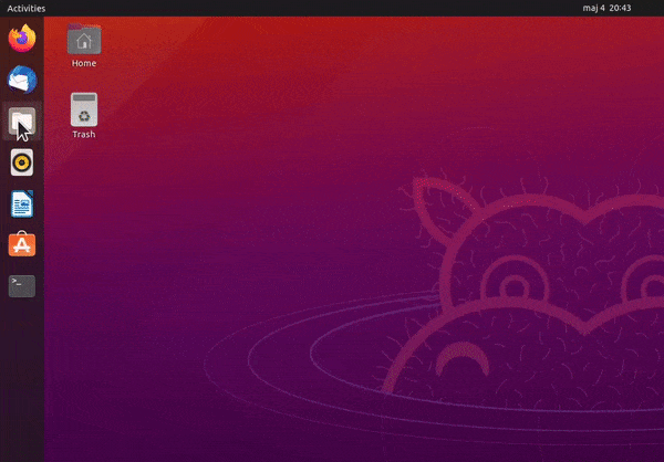 Enabling click to minimize on Ubuntu 21.04