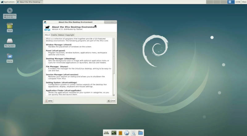 Удалить xfce в debian