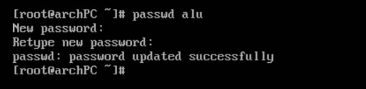 Arch Linux Installation: Set the user password