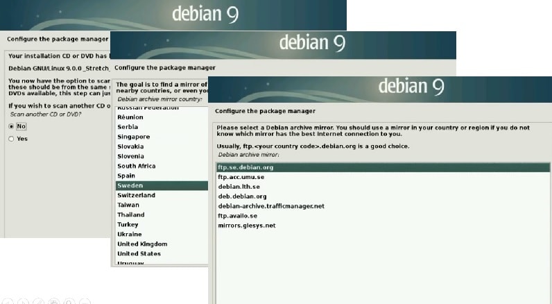 Debian 9 Installation Guide_Package manager configuration