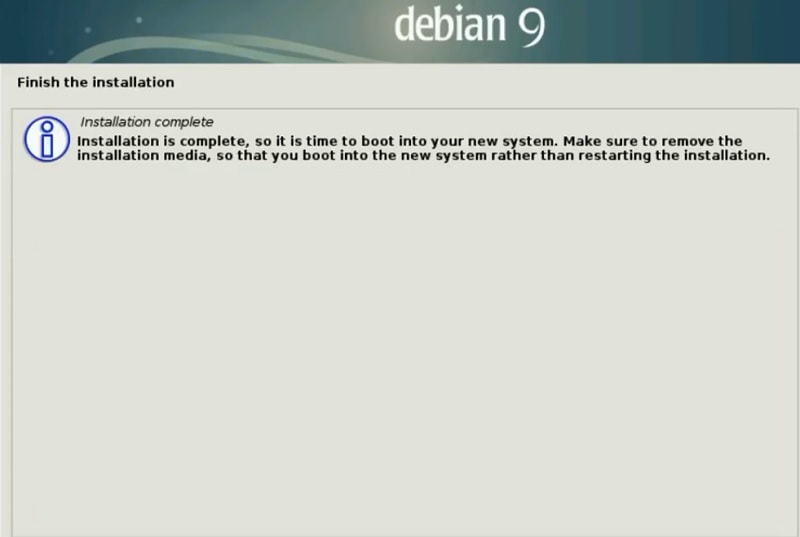 Debian 9 Installation Guide_finish installation