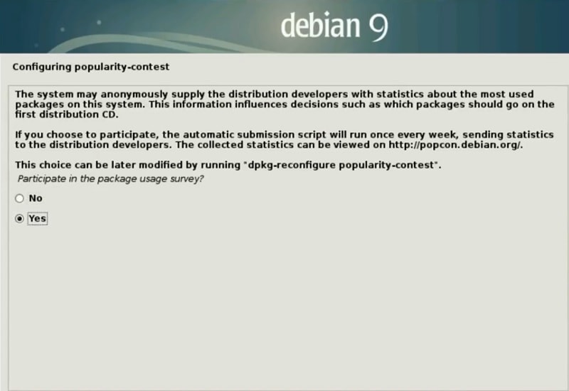 Debian 9 Installation Guide_popularity contest