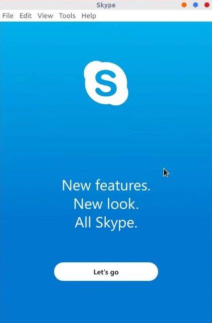 Running Skype for first time