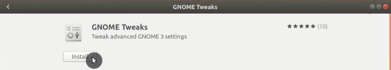 Install Gnome Tweaks in Ubuntu