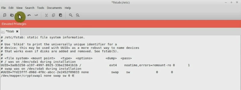 Adding noatime option for all system partitions