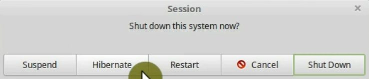 Shutdown options