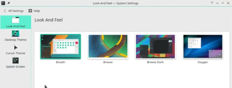 Breath theme of Manjaro