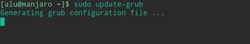 Running update-grub