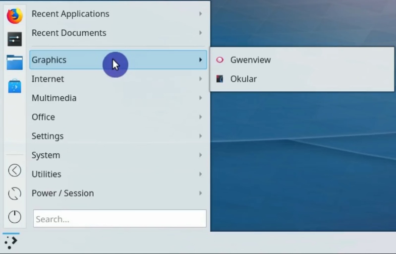 New Plasma 5 menu