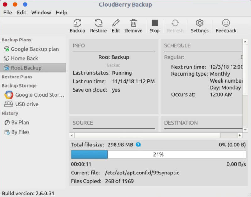 cloudberry backup login