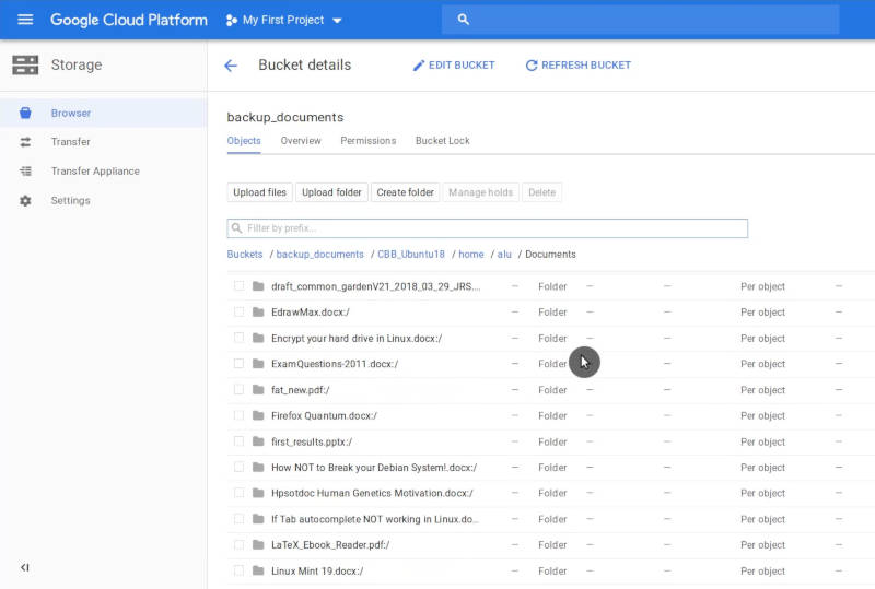 cloudberry backup with google cloud