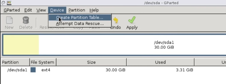 You can create a Partition table too