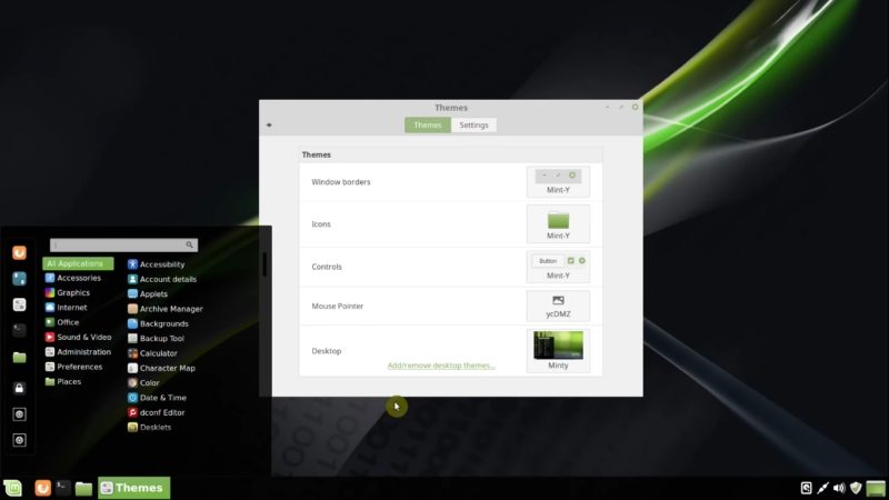 Linux Mint Themes and Icons beyond the default