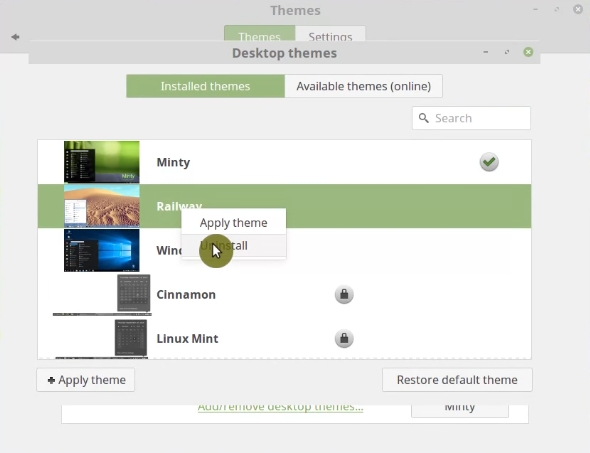 Linux Mint Themes and Icons beyond the default