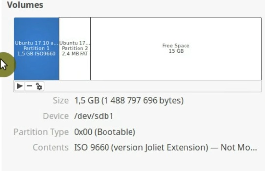 One partition is bootable