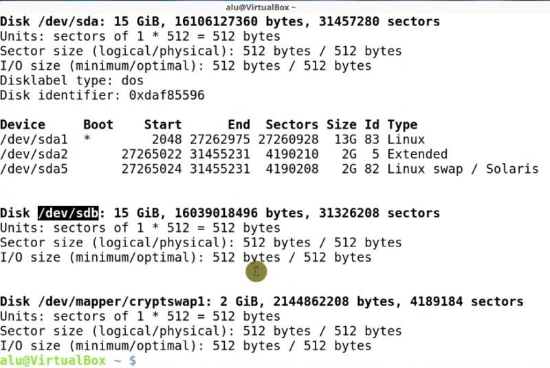 The device has no filesystem