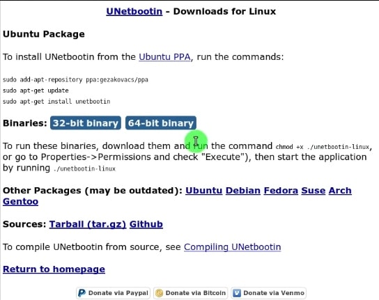 Download Unetbootin