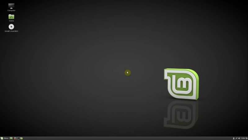 Linux Mint live session