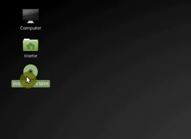 Start to install Linux Mint