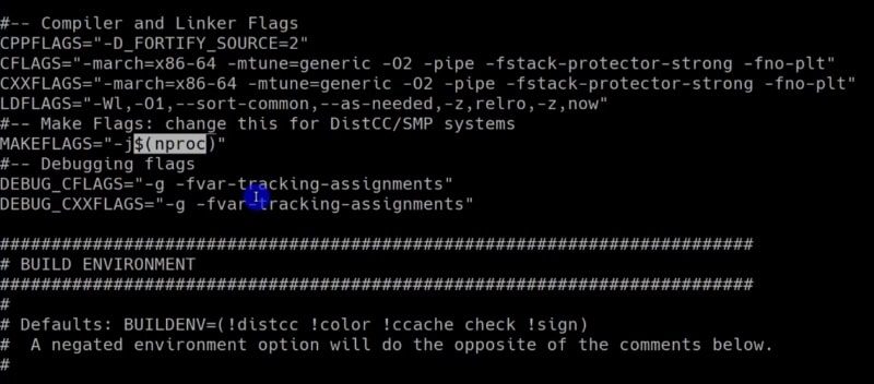 Improving the compilation time by enabling parallel compiling