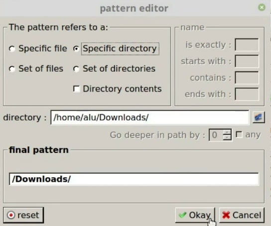 I exclude the downloads folder  in Luckybackup