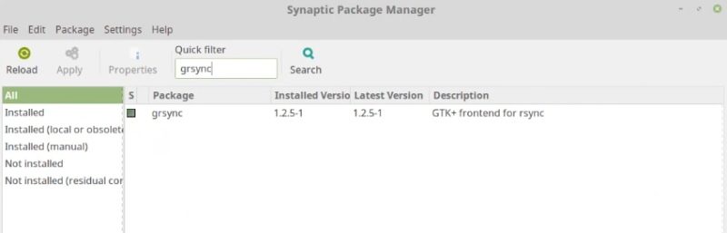 linux backup grsync