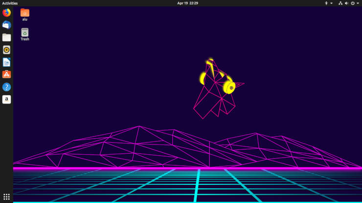 Ubuntu 19.04 desktop