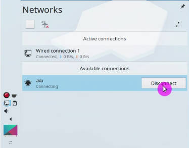 One-click connection to a VPN in the Plasma 5 Network Manager