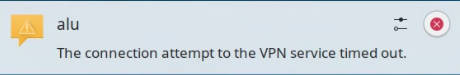 VPN connection timeout in Plasma 5