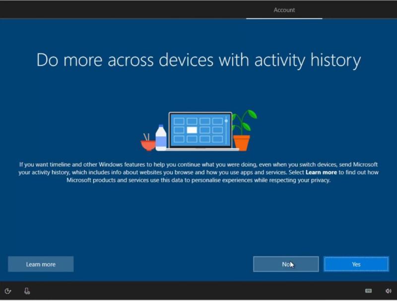 Configure multiple devices option on Windows 10