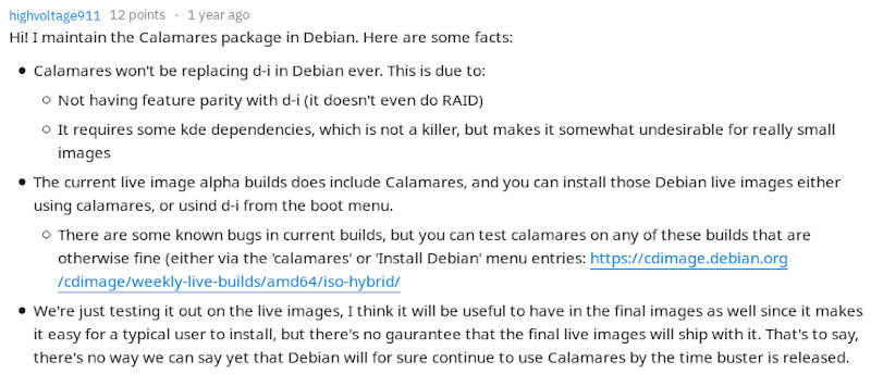 debian update