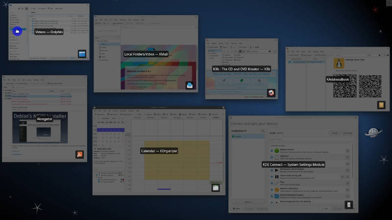 KDE personal information management tools