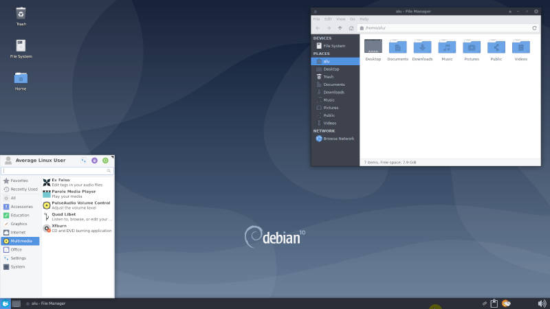 Как установить awesome debian