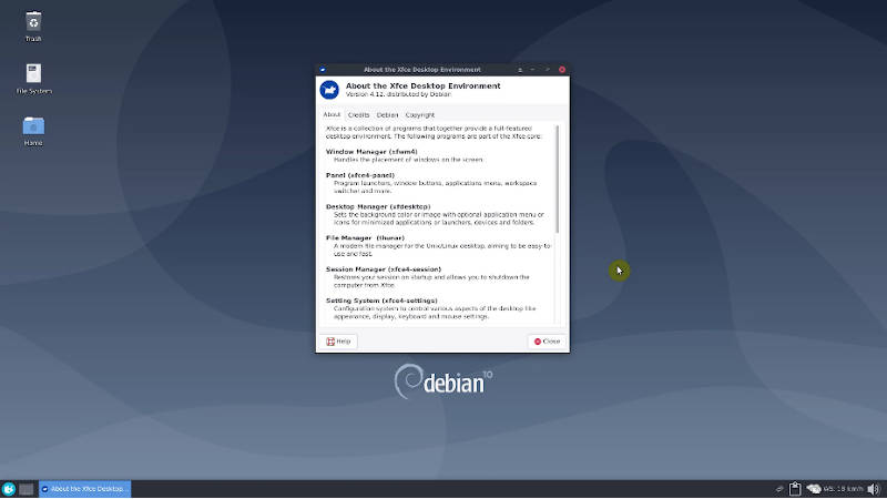 Удалить xfce в debian