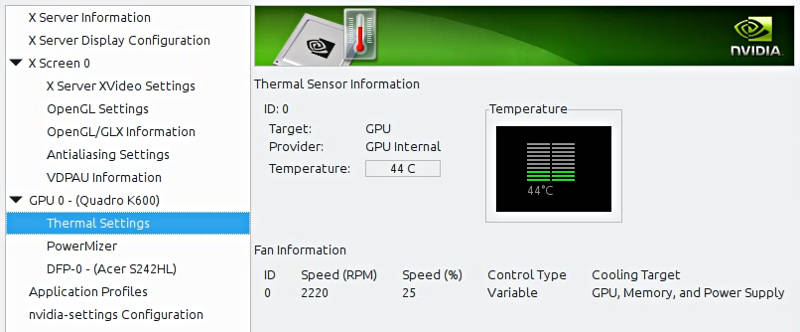 nvidia-settings