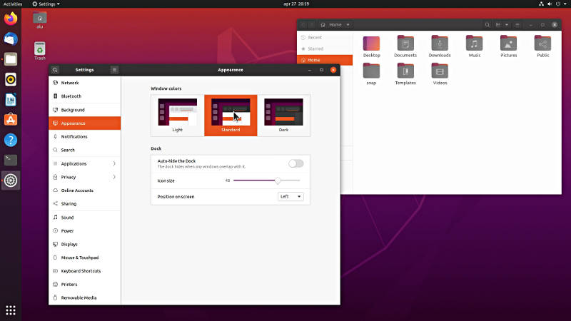 Ubuntu 20.04 default theme