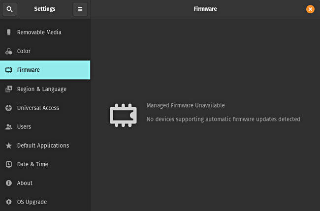 Pop!_OS Firmware support