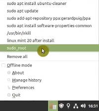 Clipit clipboard manager history on Linux Mint 20.