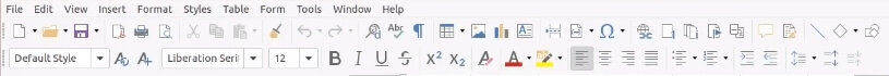 Colibre icons in LibreOffice Ubuntu 20.04/21.04