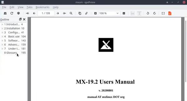 MX Linux user documentation file