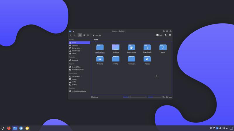Layan theme KDE Plasma 5