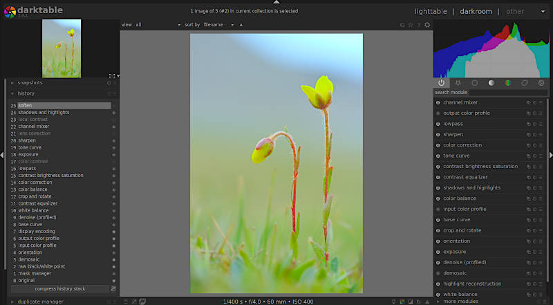 download the new version for android darktable 4.4.0