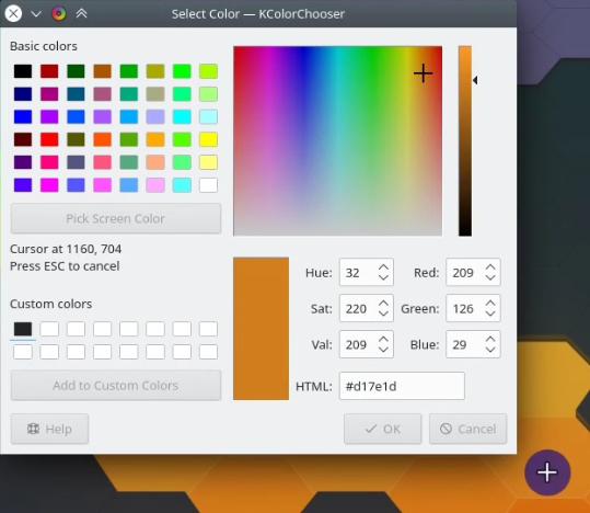 KColorChooser app