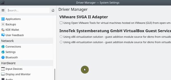 Installing drivers in KDE Neon